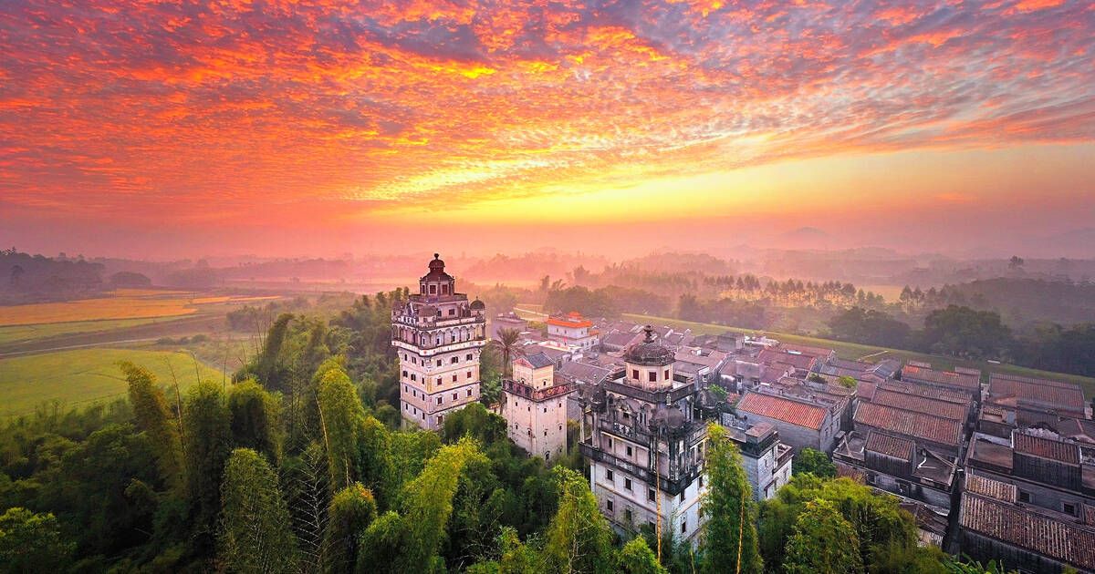 The Strange, Beautiful Castles in the Middle of China's Rice Paddies
