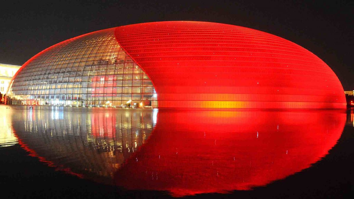 The Giant Egg That Landed Next to Tiananmen Square